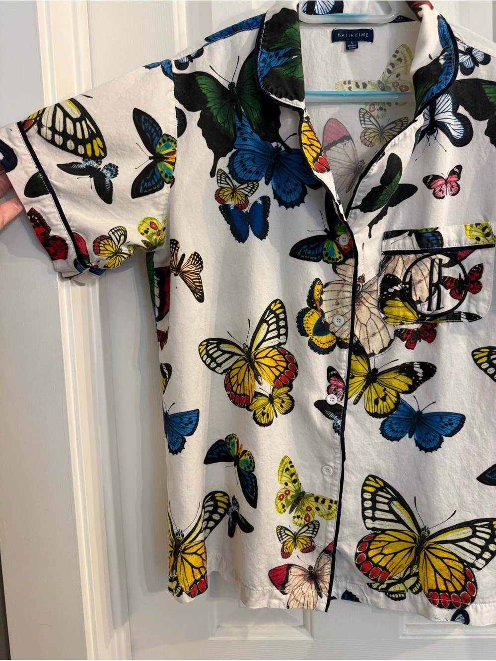 Kate Kime Mariposa Pajama Shorts Set - Picture 4 of 16